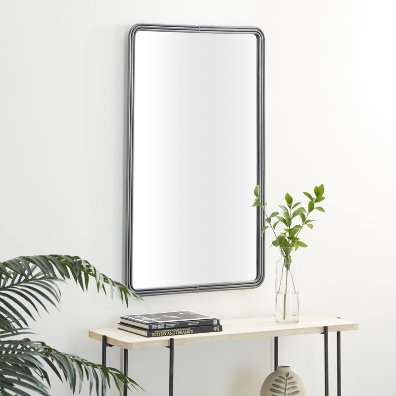 Entrada Metal Rectangle Wall Mirror