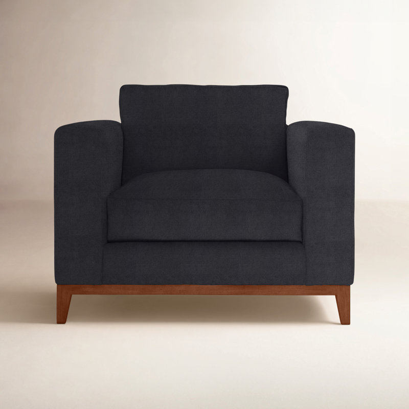 Noel 40" Wide Armchair, 1477-002, Tobacco Distressed