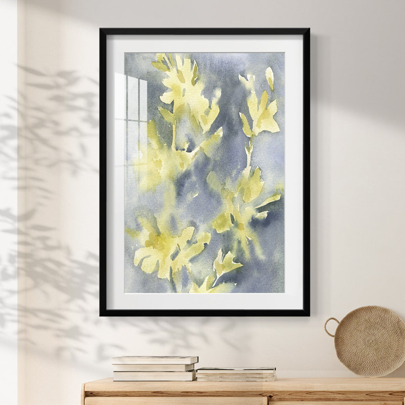 Brushstroke Badlands I -Gallery Wrapped Canvas, 28.5" H x 20.5" W, Black