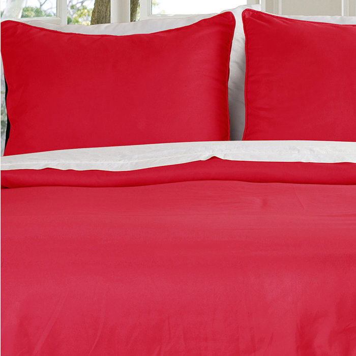 Ensemble de housse de couette , Très grand, Rouge