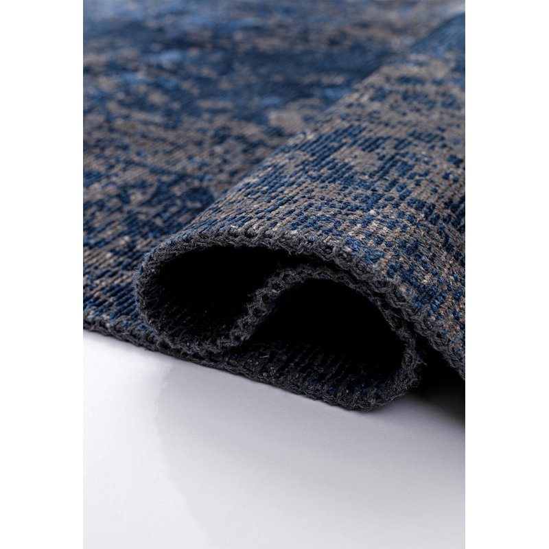 Amitabh Rectangle Abstract Cotton and Viscose Indoor / Outdoor Area Rug, Rectangle 160 x 230cm