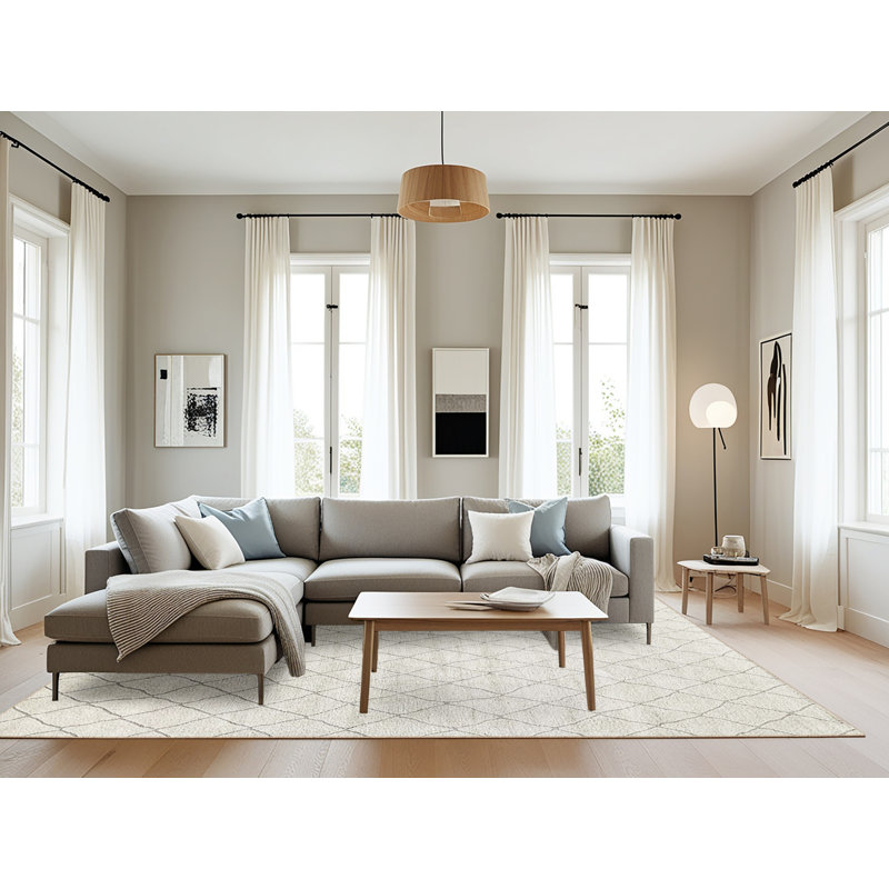 Tapis gris Bromley, Rectangle 8 pi x 12 pi