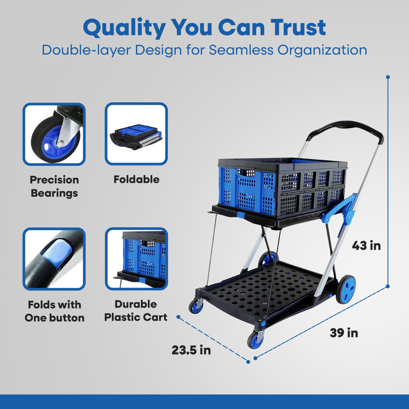 Capacity Foldable Utility Cart
