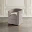 Fauteuil demi-tonneau pivotant en polyester 30 po Cascia-1045373274
