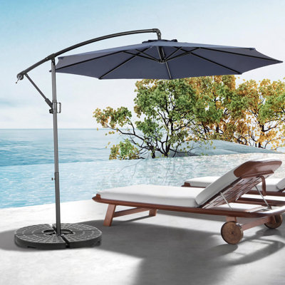 Best Choice Products 10ft Offset Hanging Market Patio Umbrella