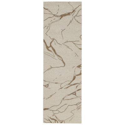 Hand-Tufted Abstract Wool Rug