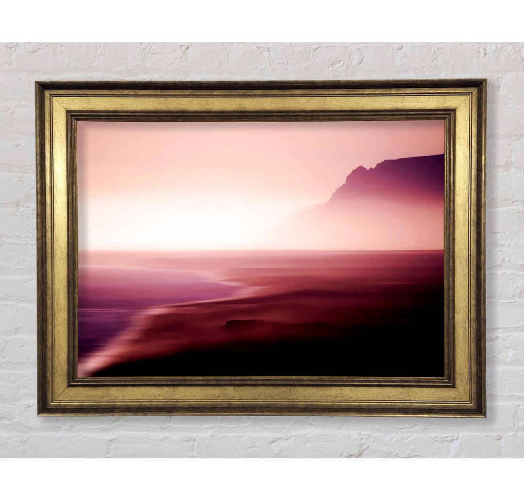 Pink Ocean Mist - Einzelner Bilderrahmen Kunstdrucke