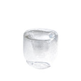 Double Take Vase-Clear Seeded-Tall