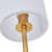 1-Light Metal Wallchiere with Linen Shade