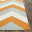 Mars Chevron Wool Hand Woven Area Rug-15827350