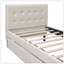 Twin Size Upholstered Platform Bed With 2 Drawers-1212572691