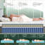 Matelas hybride mi-ferme 14 po, mousse viscoélastique rafraîchissante et ressorts ensachés pour le soutien de la colonne vertébrale et l'isolation des mouvements-336518068