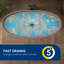 Baignoire de trempage autoportante 65 po-121504521