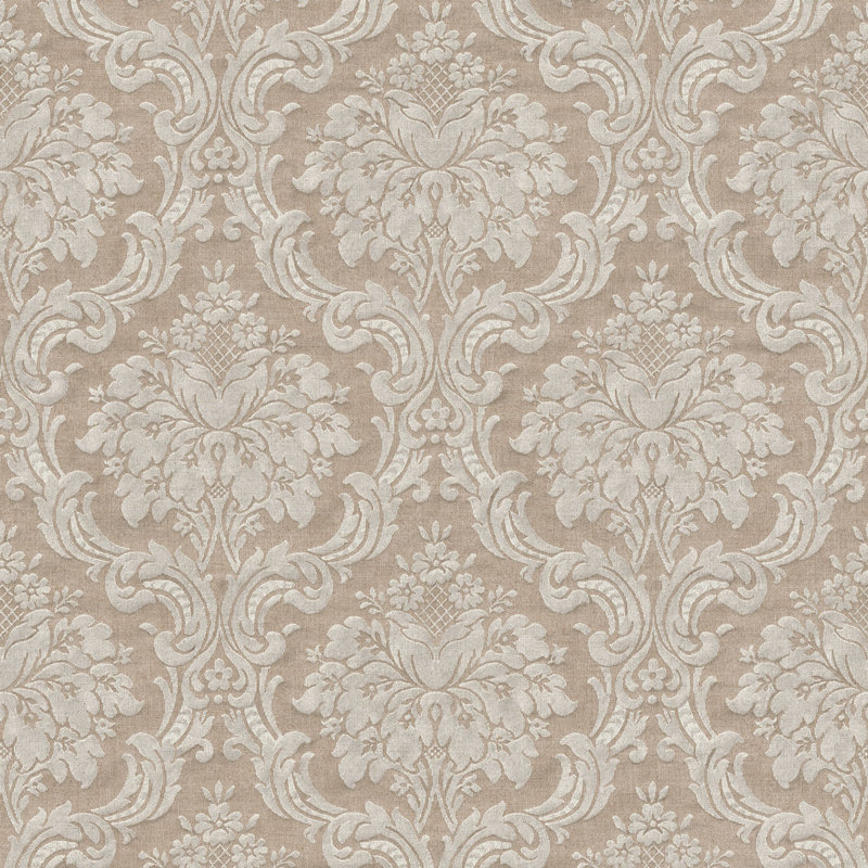 Ewing 10.05m x 53cm Textured Wallpaper Roll, Beige/Brown