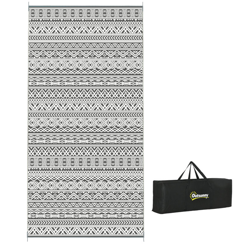 Tapis d'extérieur réversible Outsunny