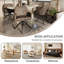 Upholstered Metal Upholstered Back Armchair-1157702063-1148483767
