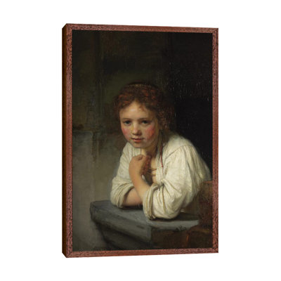 Girl At A Window, 1645 by Rembrandt Van Rijn - Painting on Canvas