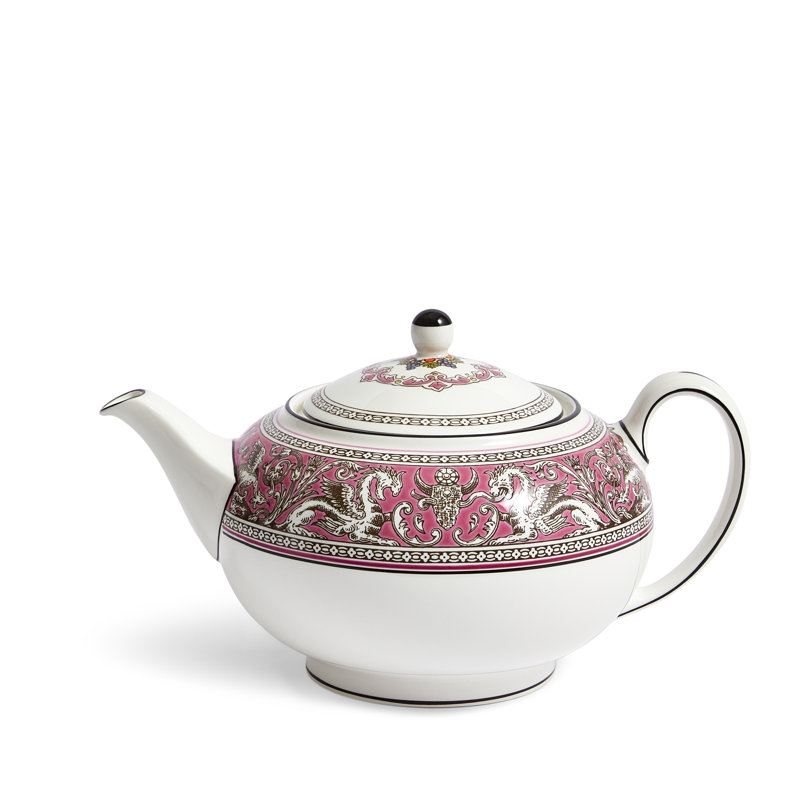Florentine Colours Teapot 27floz, Pink