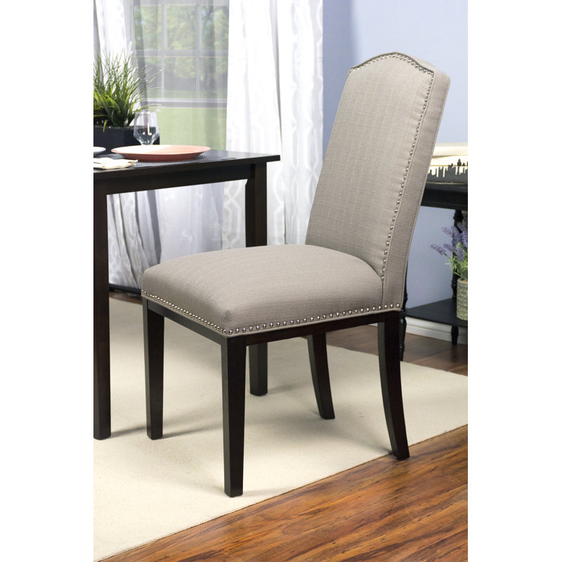 Arlien 17'' H Upholstered Side Chair, Dolphin