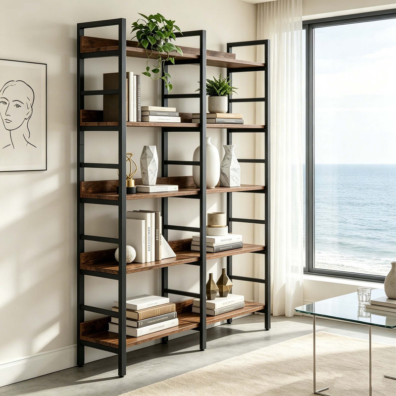 Bibliothèque à 5 niveaux pour bibliothèque