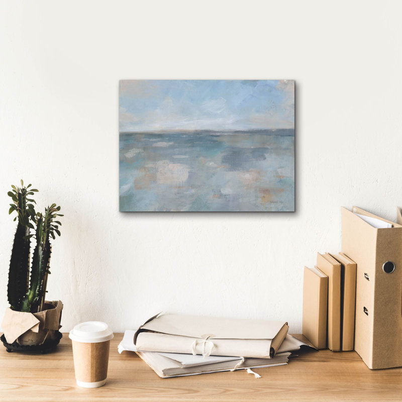 «Simply By The Sea» par Danhui Nai, art mural sur toile, H 12 pi x l 16 pi