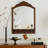 Arch Solid wood Wall Mirror
