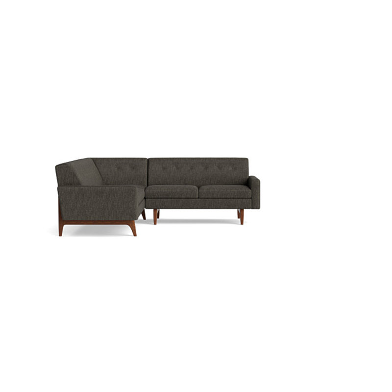Tyler Sectional, Performance Weave - Onyx, Left Hand Facing