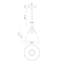 Luminaire suspendu conique à 1 lumière Archer-66310835