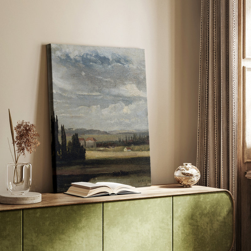 Paysage rétro Cxxxvi - galerie Cavas, H 12 po x l 8 po