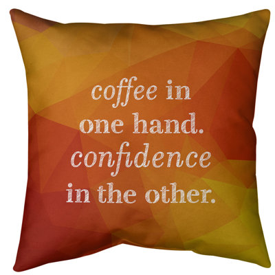 Gemstone Coffee & Confidence Floor Pillow