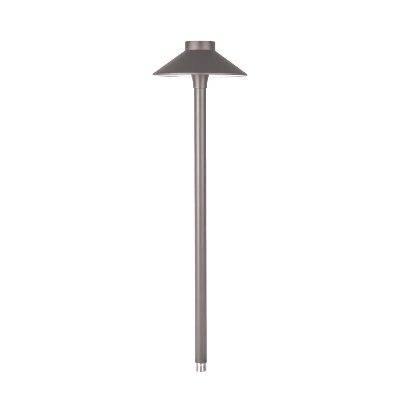 Éclairage de sentier à DEL Tiki, 2700 K, Bronze sur aluminium