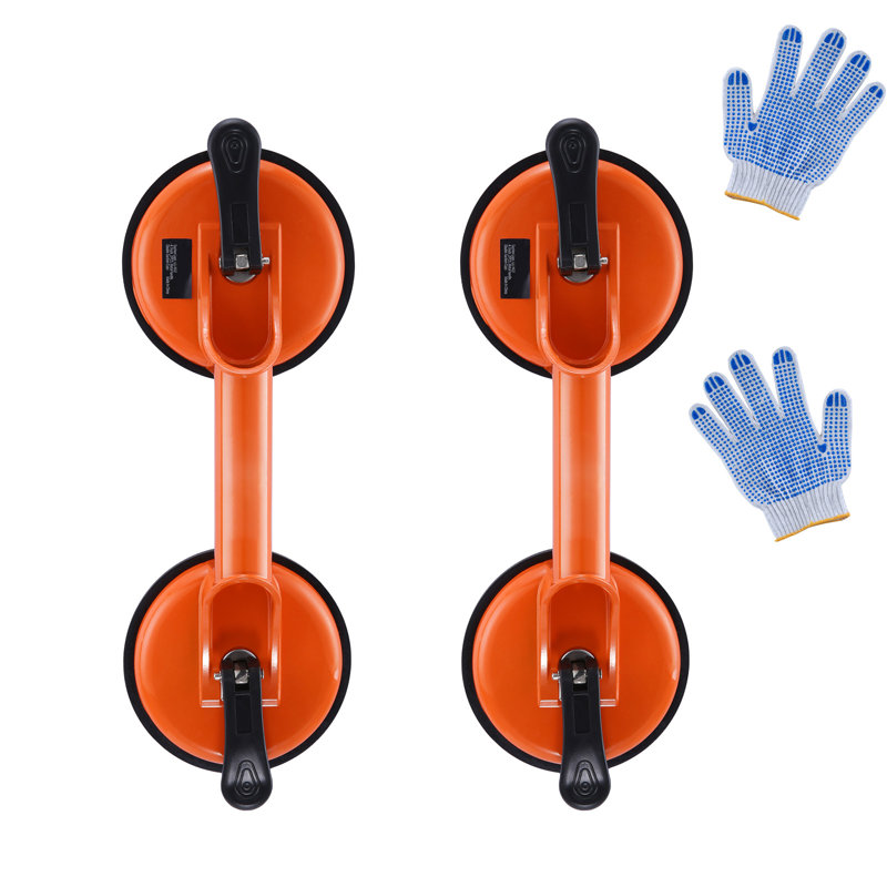 Glass Suction Cup, 4.7" 2 Pack 330 lbs Load Capacity