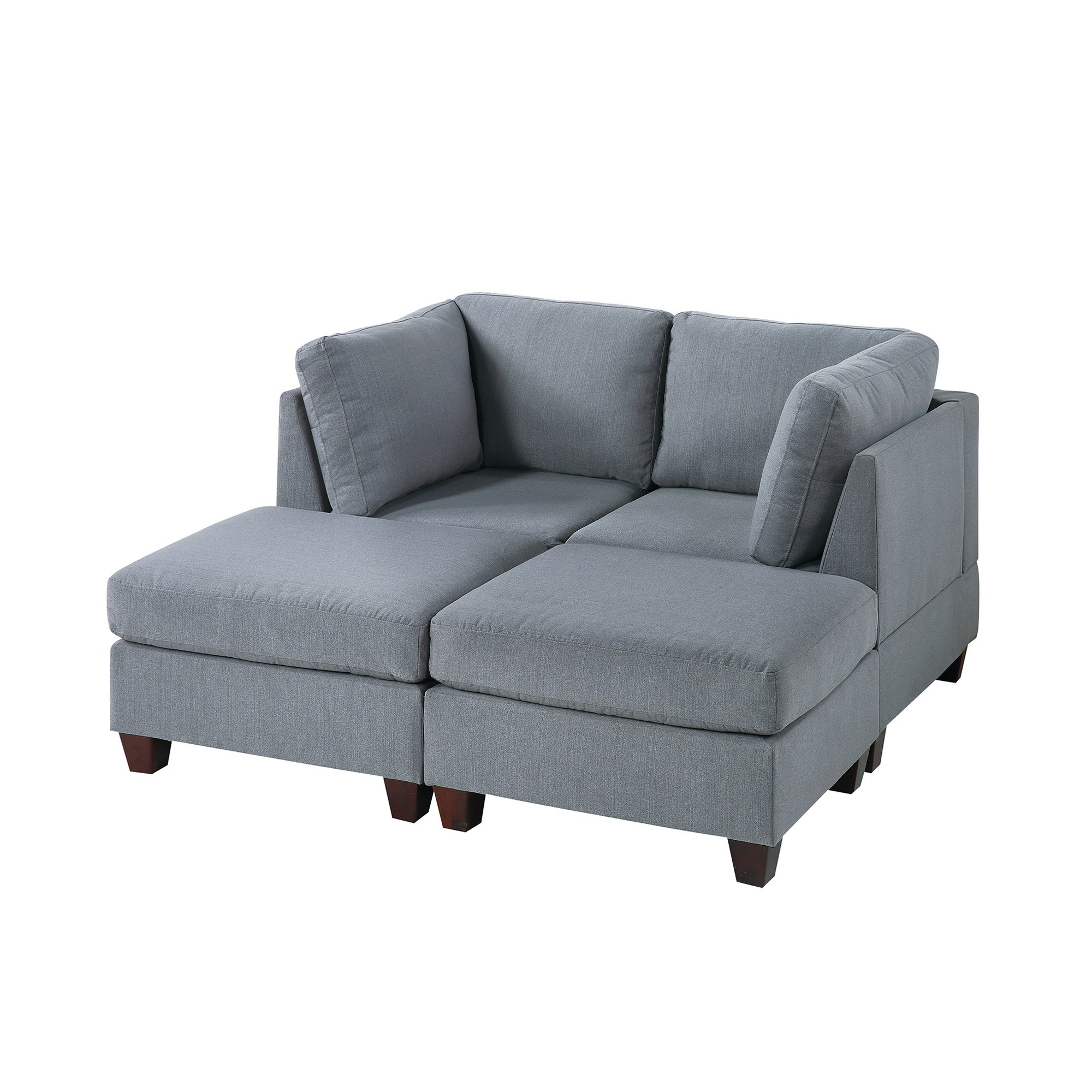 Latitude Run® MODULAR SET - 4PC In Gray | Wayfair