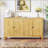 59" Brown Accent Cabinet