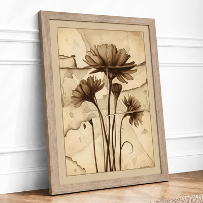 Vintage Blooms Botanical - Framed Print
