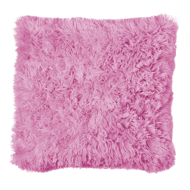 Designer Faux Fur Cushion Cover, Candy