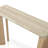 Elodie 39"W Travertine-Look Top Console Table-135888039