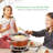 NutriChef 1 Quart Stainless Steel Fondue Set