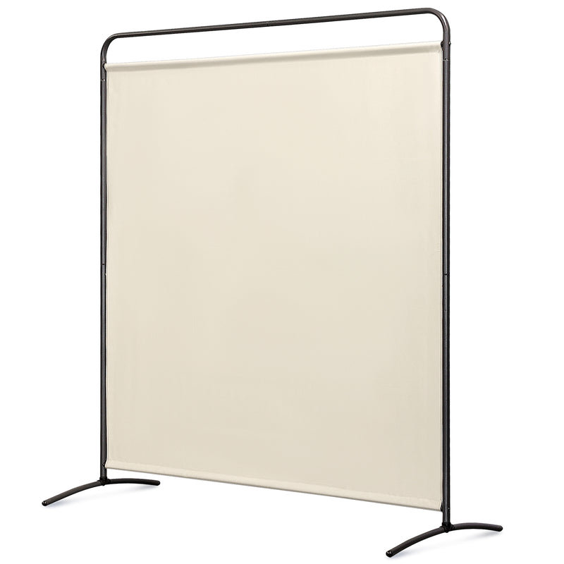 162.5cm W x 177cm H Metal Folding Room Divider