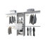 Système d'organisation modulaire pour garde-robe avec tringles, étagères et tiroirs, FM Furniture Geek-311514401