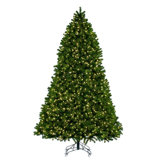 Vickerman Deluxe Sequoia Pine Artificial Full Pre-Lit Christmas Tree with 2450 Warm White LED 5MM Lights.