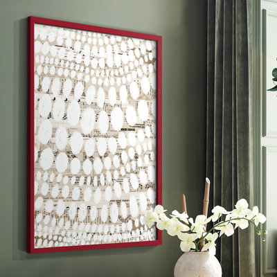 Vintage Pattern III Framed Print - Solid Wood