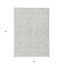 Tapis intérieur / extérieur argenté lavable 3 pi x 5 pi 3 po