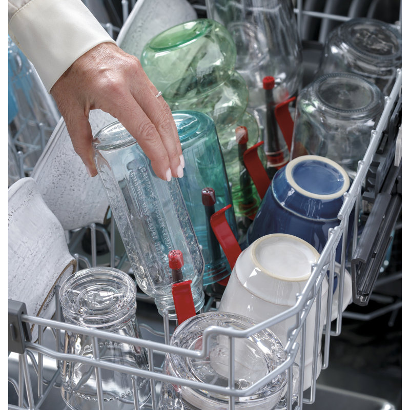 24" 48 dBA Built-In Fully Integrated Dishwasher with Sanitize Cycle and Dry Boost, Black Slate