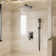 Wall Mounted Pressure Balanced Complete Shower System With Rough-In Valve