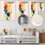 Aquarelle de cercles ascendants, reproduction d'art abstrait-1085376390-1085376389