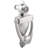 High Door Knocker W/220 Degree Viewer-73170375-73170376