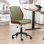 Chaise de bureau rembourrée en similicuir Bryonie-340057853
