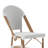 Indoor/Outdoor All-Weather Commercial Paris Chairs with Bamboo Print Frame-130346795-130346789