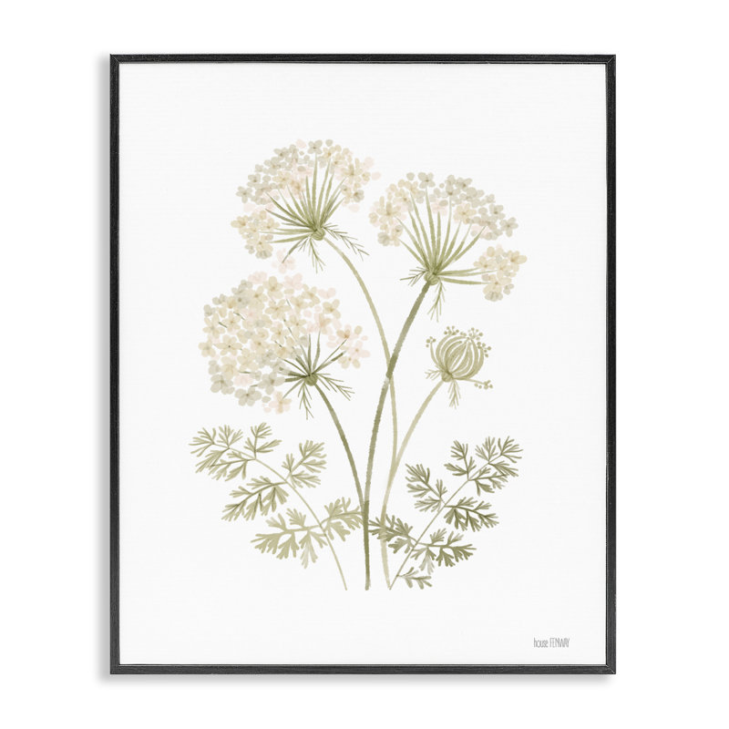 Art de giclée de maison de pissenlit discret par House Fenway, Giclée encadrée noir minuit, H 20 po x l 16 po